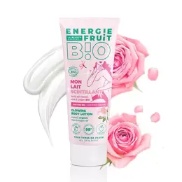 Energie Fruit Corps Lait Scintillant Monoï Rose & Argan Bio 200ml