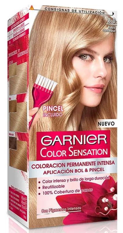 Garnier Color Sensation Tinta Tom 8.0 Loiro Luminoso