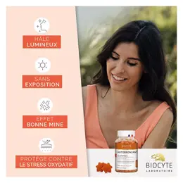 Biocyte Autobronzant Goût Myrtille 60 gummies