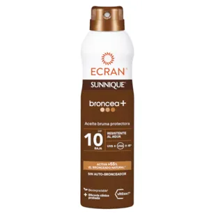 Ecran Sunnique Tan + Huile Brume Protectrice SPF10 250 ml