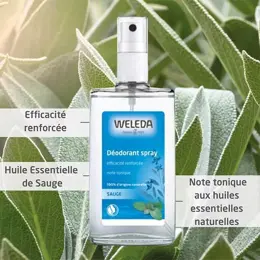 Weleda Sauge Déodorant Bio Lot de 2 x 100ml