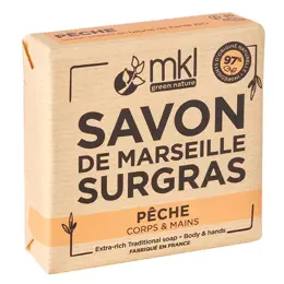 MKL Green Nature Savon de Marseille Pêche 100g