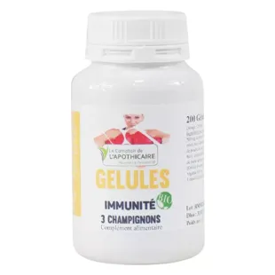 Le Comptoir de l'Apothicaire Immunità 3 Funghi Bio 200 capsule