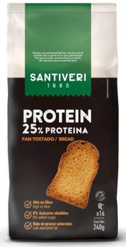 Santiveri Pan Tostado Protein 25% Proteína 240 gr