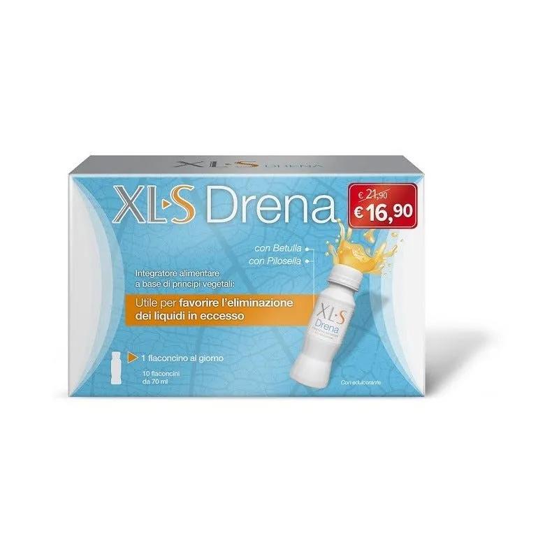 XL-S Drena Integratore Drenante Depurativo 10 Flaconcini PROMO