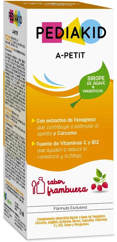 Sirop de framboise Pediakid Appetite 125 ml
