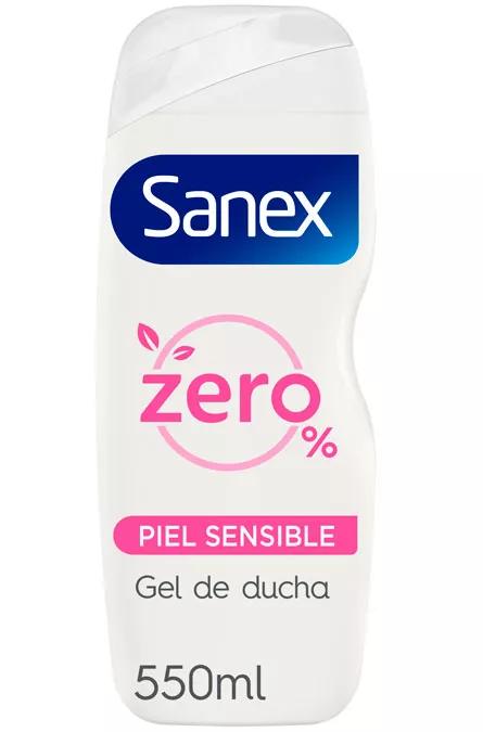 Sanex Gel de Ducha Zero% Piel Sensible 550 ml