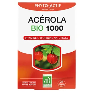 Phytoactif Acérola 1000 Bio 24 Compresse