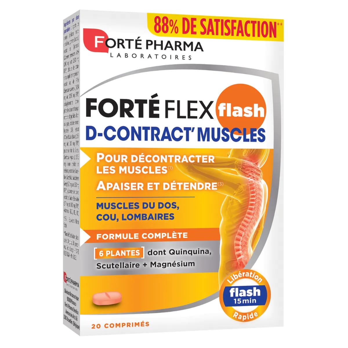 Forté Pharma Forté Flex Flash D-Contract' Muscoli 20 compresse