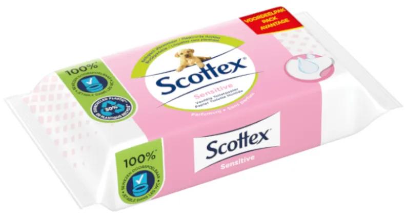 Papier toilette humide Scottex Sensitive 38 unités