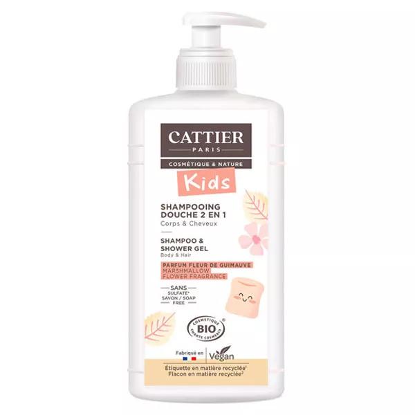 Cattier Kids Champú de Ducha 2 en 1 Bio Flor de Malvavisco 500ml