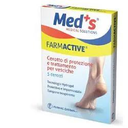 Med's Farmactive Cerotto Idrogel Protettivo Trattamento Vesciche 5 Cerotti Ovali