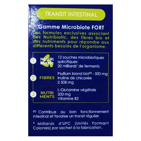 Nutrigée Microbiote Fort Transit Intestinal 14 sachets