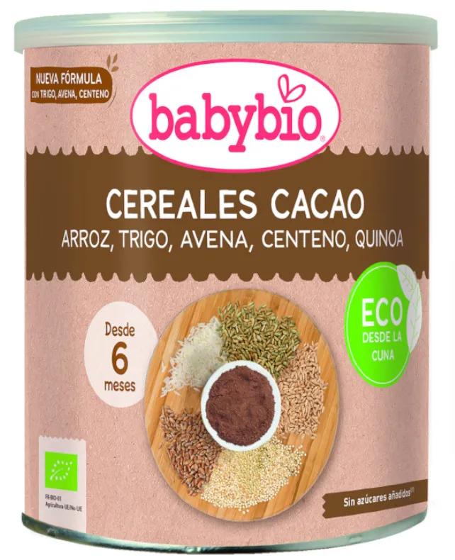 BabyBio Cacao en Quinoa Graanpoeder 220 gr