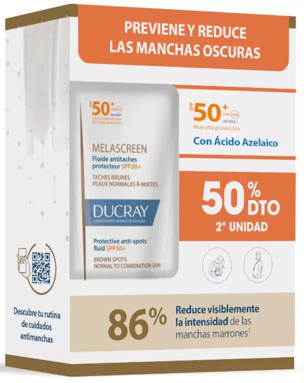 Ducray Melascreen Crema Leggera SPF50 + Duplo 2 x 40ml