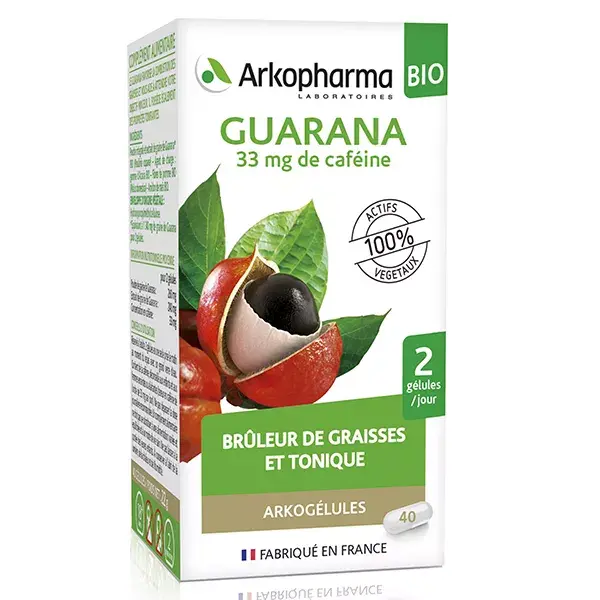 Arkopharma Arkogélules Guaraná Bio 40 comprimidos