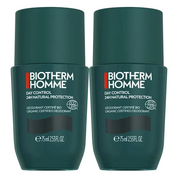 Biotherm Homme Day Control 24h Roll-On Deodorant Pack of 2 x 75ml