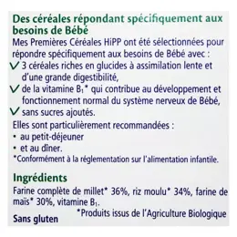 Hipp Bio 100% Céréales Mes Premières Céréales +4m 250g