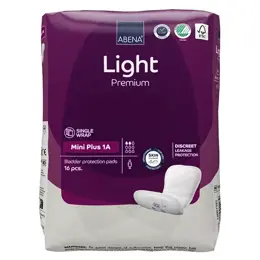 Abena Frantex Light Premium Protection Adhésive Mini Plus Taille 1A 16 unités