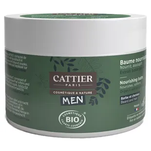 Cattier Men Balsamo Nutriente Barba e Capelli Bio 90g