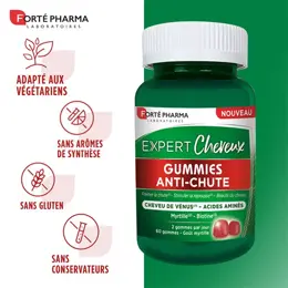 Forté Pharma Expert Anti Chute de cheveux & Beauté des cheveux 60 gummies