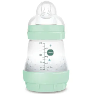 MAM Easy Start Anti-Cólicas Biberão de Fluxo Lento Azul Brilhante 0-2m 160 ml
