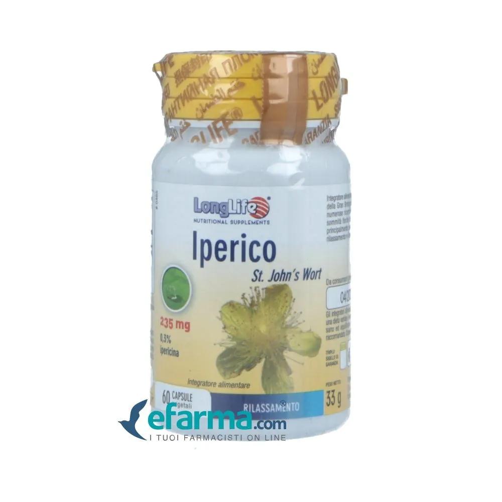 LongLife Iperico Integratore Sonno 60 Capsule