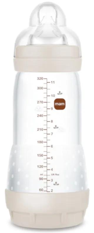 MAM Easy Start Anti-Colic Fles Snelle Doorstroming Neutraal Mat +4m 320 ml