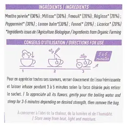 Eric Favre Bien-Être Tisane Digestion Bio 20 sachets