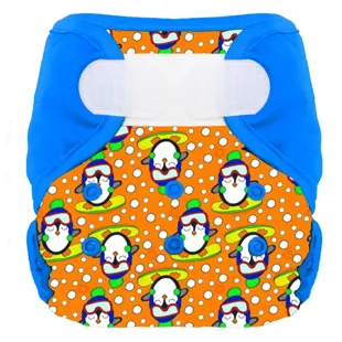 Bumdiapers Pannolino Lavabile + 1 Insert Firmin il Pinguino 0-3 anni