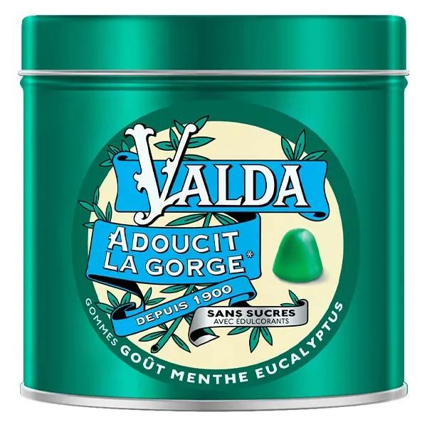 Valda Chicles Sin Azúcar Menta Eucalipto Suaviza la Garganta 140g