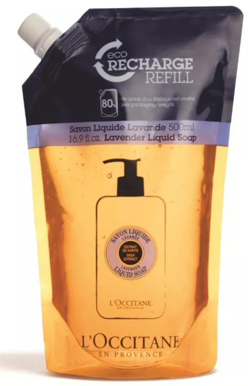 L'Occitane Eco-Recharge Shea Lavender Soap 500 ml