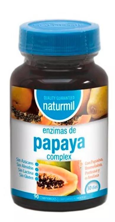 Naturmil Enzimas de Papaya Complex 90 Comprimidos