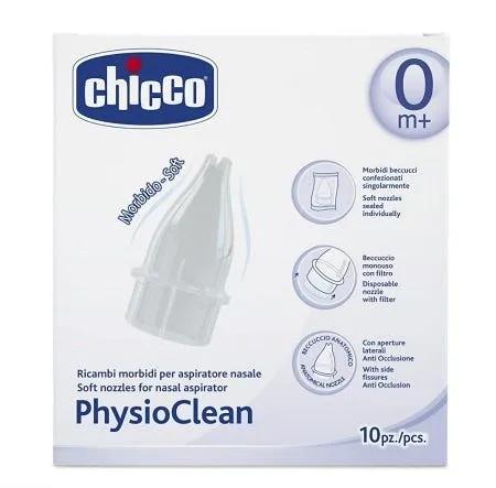 Chicco Physioclean Ricambi Aspiratore Nasale 10 Pezzi