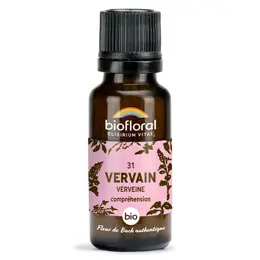 Biofloral 31 Vervain Verveine Granules Bio Fleur De Bach Granules 19,5 Gr