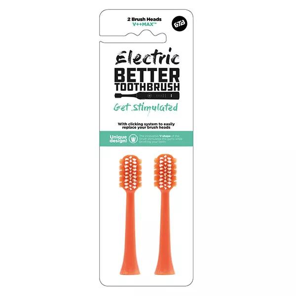Better Toothbrush Cabeza de Recambio Regular Coral - 2 unidades