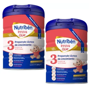 Nutribén Innova 3 Leche de Crecimiento 2x800 gr