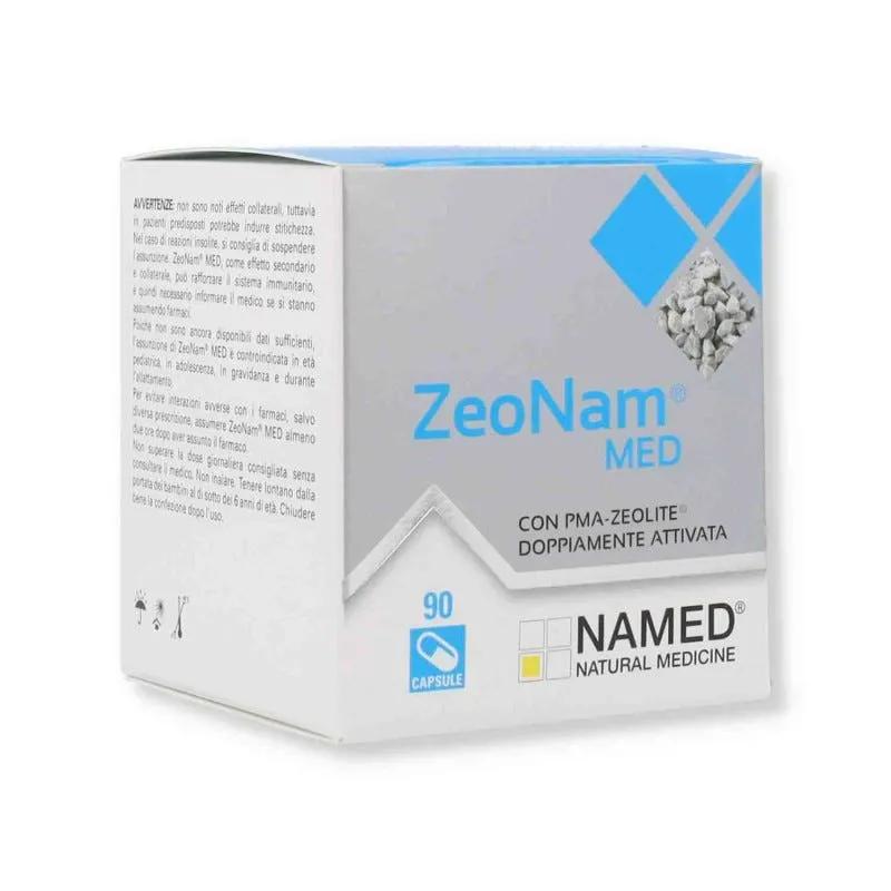 Named Zeonam Med Per attività Detossificante, Adsorbente e Antiossidante 90 Capsule