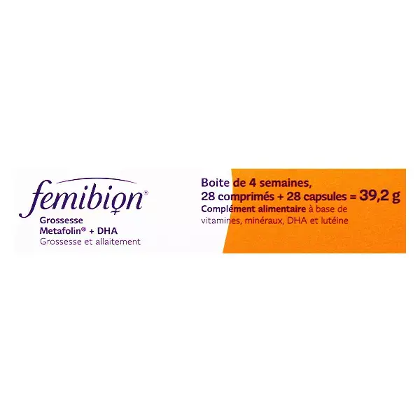 30 cpsulas + 30 comprimidos de femibion 2 embarazo