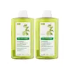 Klorane Pulpe de Cédrat Shampooing Purifiant Légèreté Lot de 2 x 400ml