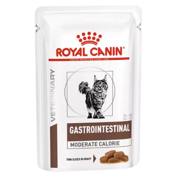 Royal Canin Veterinary Diet Gatos Gastro-Intestinal Moderate Calorie 12 x 85g