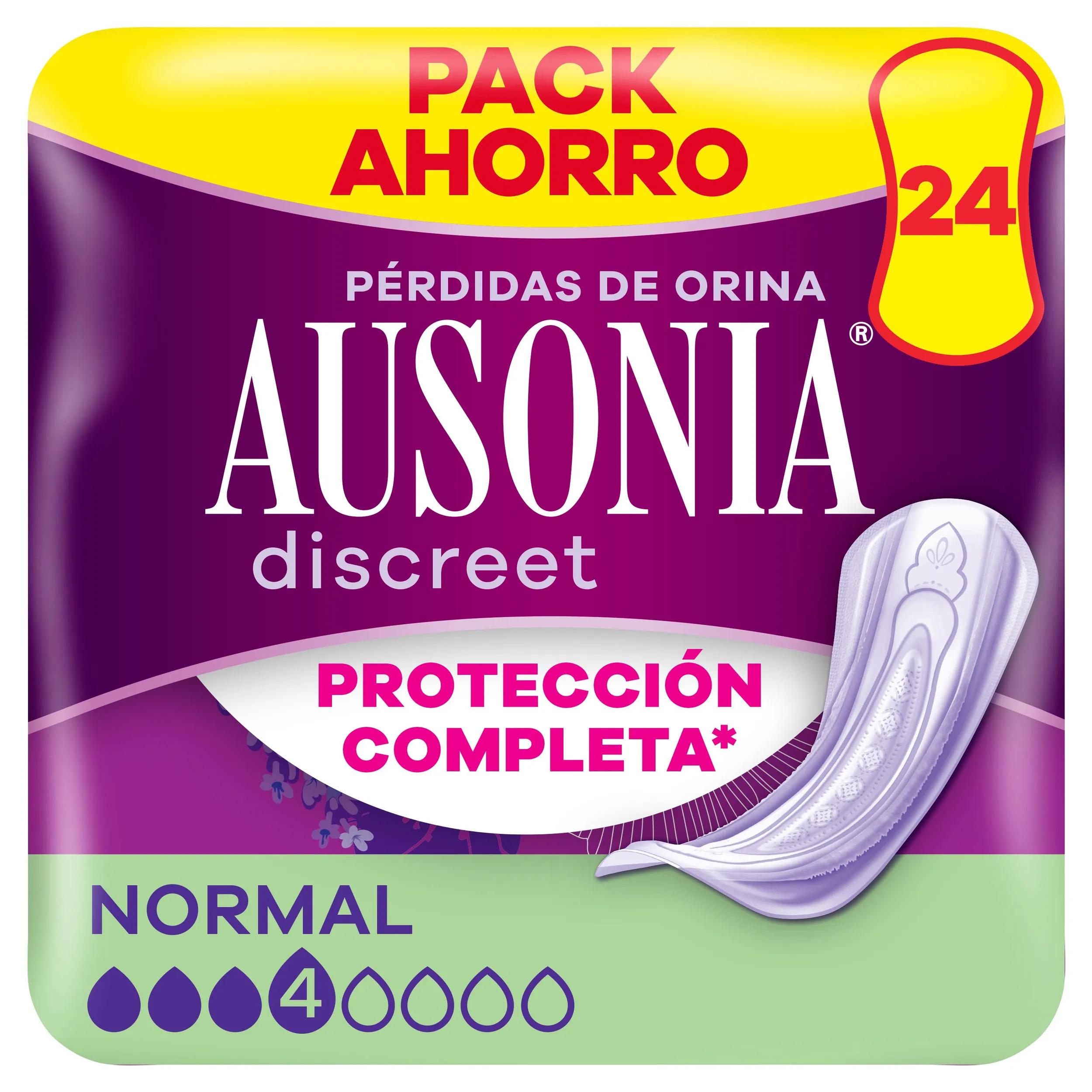 Ausonia Discreet kompressen voor normaal urineverlies voor vrouwen 24 eenheden