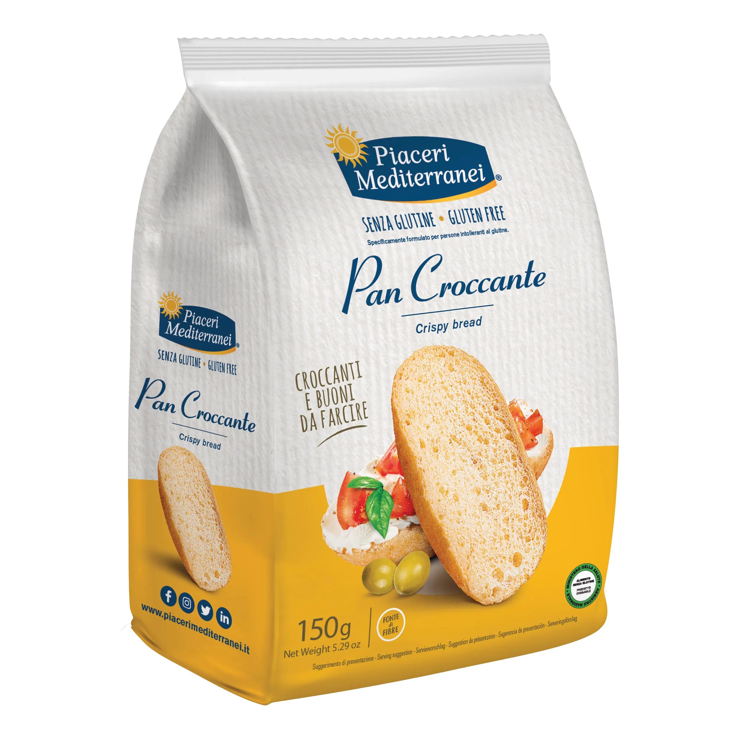 Piaceri Mediterranei Pan Croccante Senza Glutine 150 g