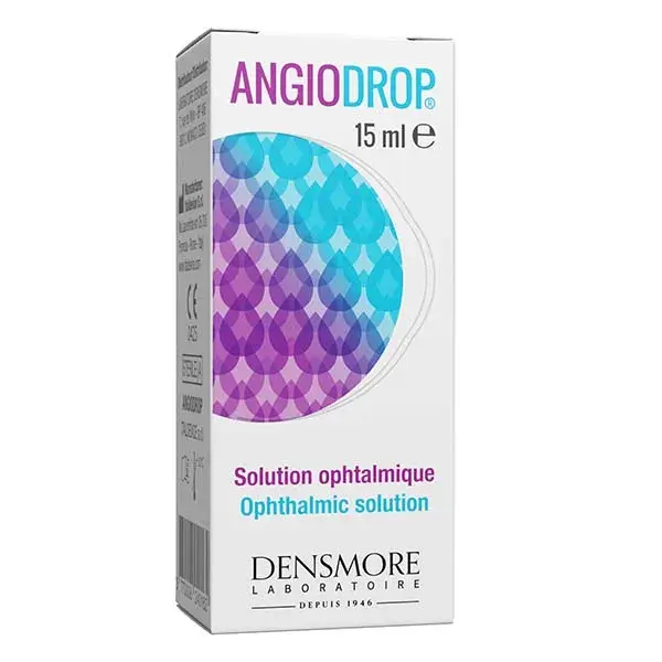 Densmore Angiodrop Fatigue, Sécheresse Occulaires - Solution Ophtalmique 15ml