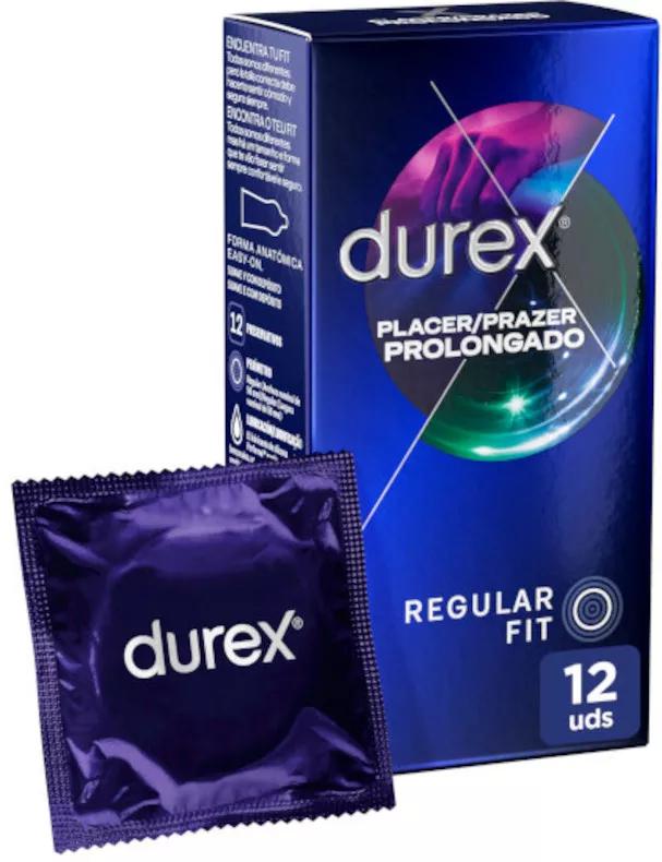 Durex Preservativo Prazer Prolongado com Lubrificante Performa 12Uds