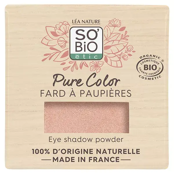 So'Bio Étic Pure Color Fard à Paupières Bio N°04 Rose Tendresse 3g