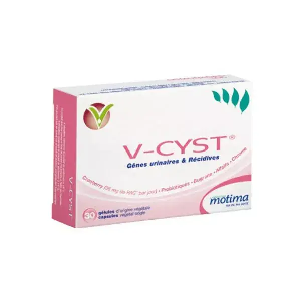Motima V-CYST 30 comprimidos