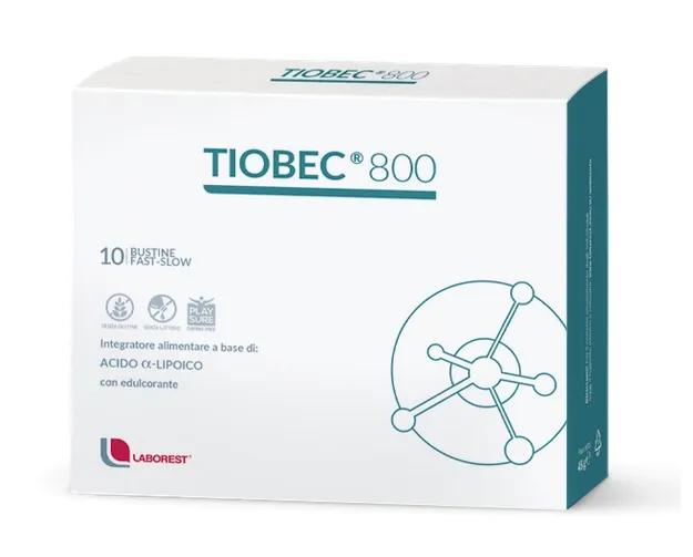 Tiobec 800 Integratore Metabolismo Energetico 10 Bustine Fast-Slow