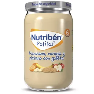 Nutribén Manzana Naranja Plátano con Galleta 235 gr