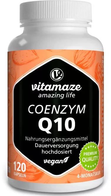 Vitamaze Coenzima Q10 200 mg Vegan 120 Cápsulas